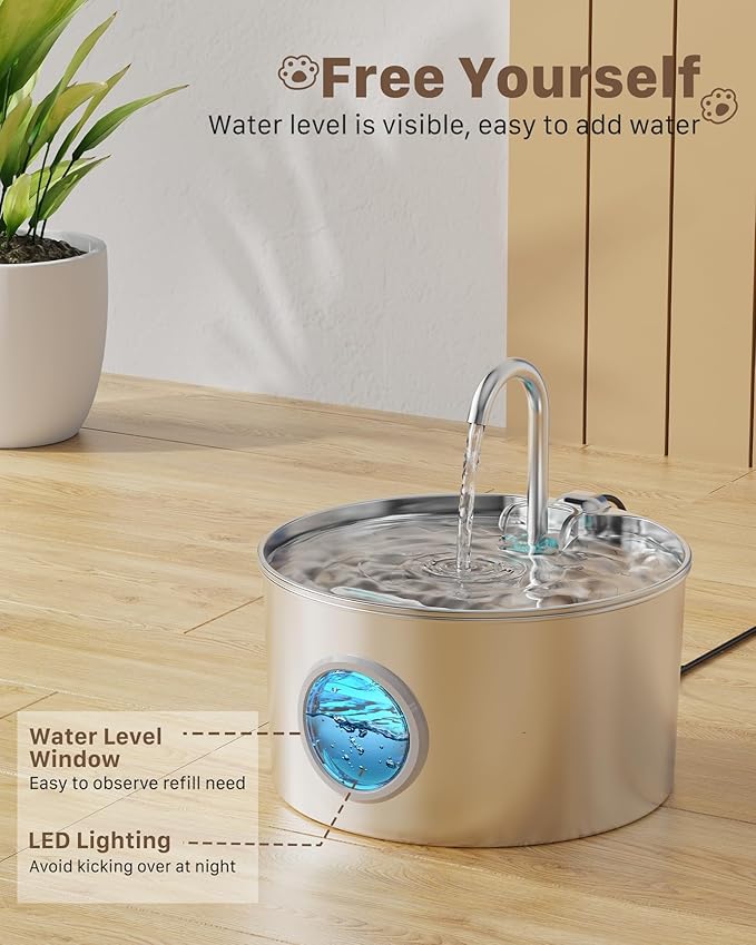 MaltaHaul Cat Water Fountain — Automatic Filtered Dispenser